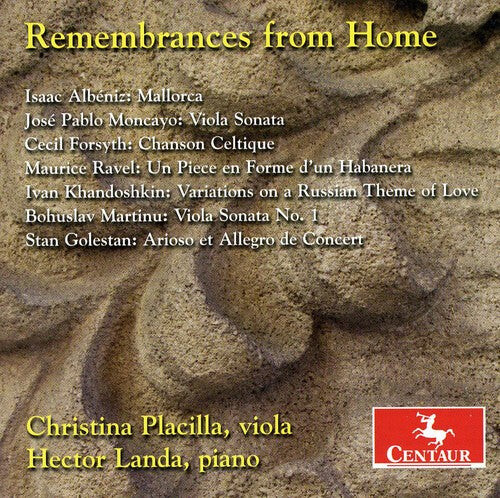 

CD диск Albeniz / Ravel / Martinu / Placilla / Landa: Remembrances from Home