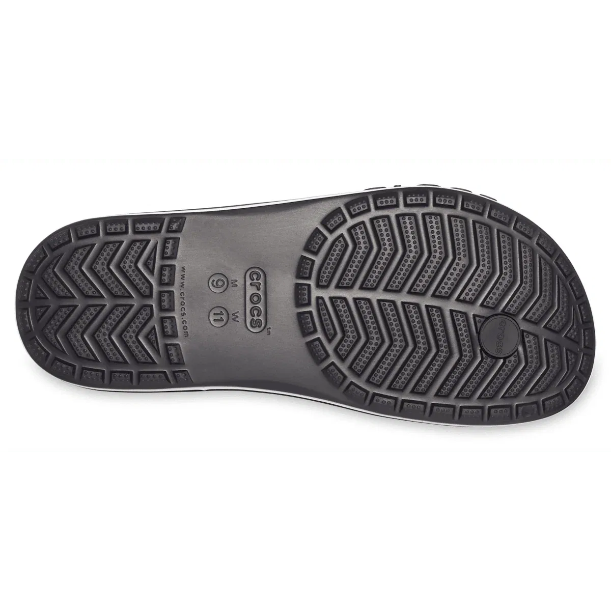 Bayaband Flip Crocs, черно-белый — фото 4