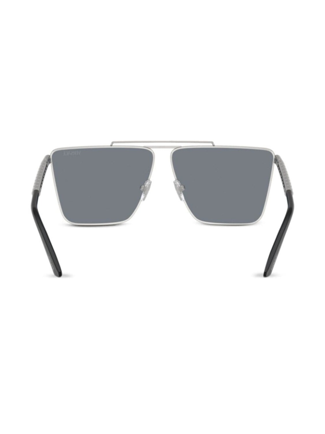 Солнцезащитные очки Tubular Greca в квадратной оправе Versace Eyewear, золотистый — фото 4