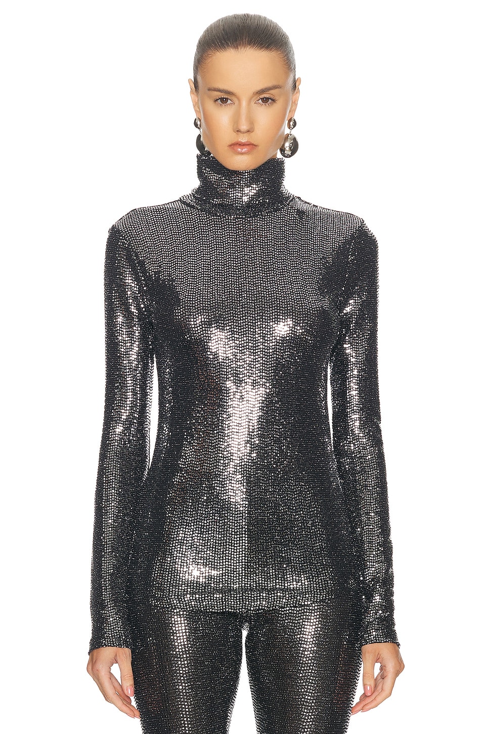 

Джойела Топ Isabel Marant, цвет Black & Silver