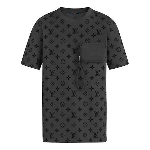 

Футболка lv ss20 monogram velcro for men grey Louis Vuitton, серый