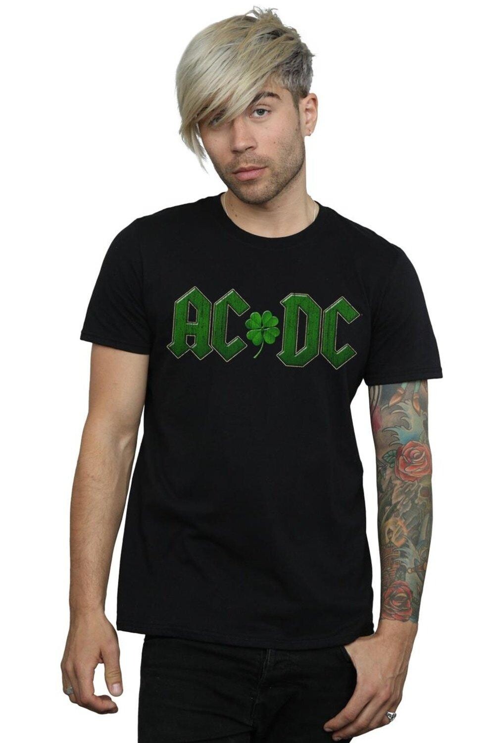 

Футболка с логотипом Shamrock AC/DC, черный