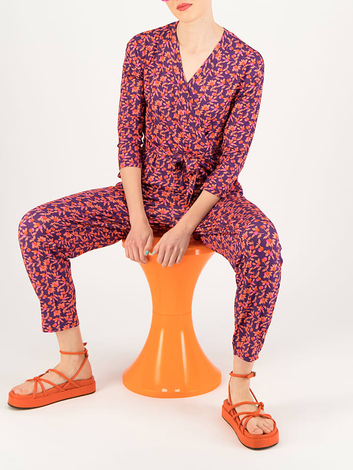 

Комбинезон Blutsgeschwister Jumpsuit Hello Fritjes, цвет Lila/Bunt