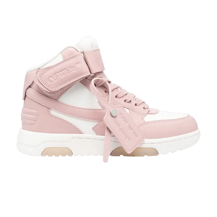 Кроссовки Off-White Wmns Out Of Office Mid Pink White, розовый