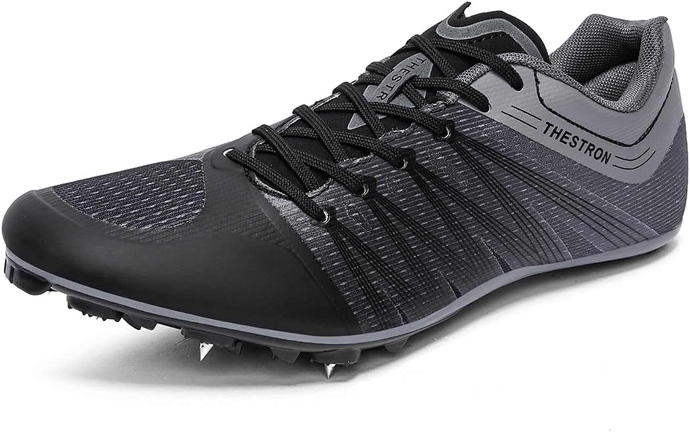 

Кроссовки для легкой атлетики Zakey для мужчин и женщин, с шипами для бега и прыжков, профессиональные беговые шиповки для детей, черный