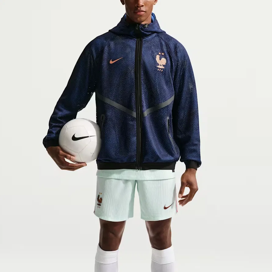 Футбольная куртка Nike Dri Fit Anthem Black Blue — фото 3