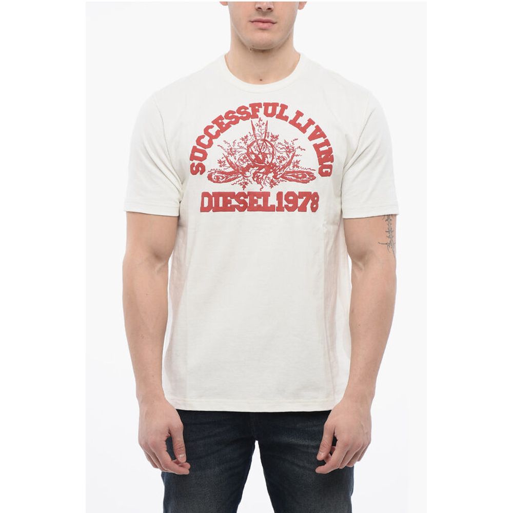 

Футболка JUSTIN с логотипом Diesel, White