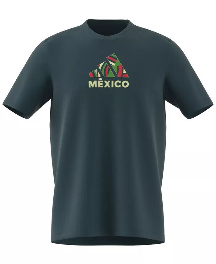

Мужская футболка с графическим логотипом Mexico adidas, зеленый