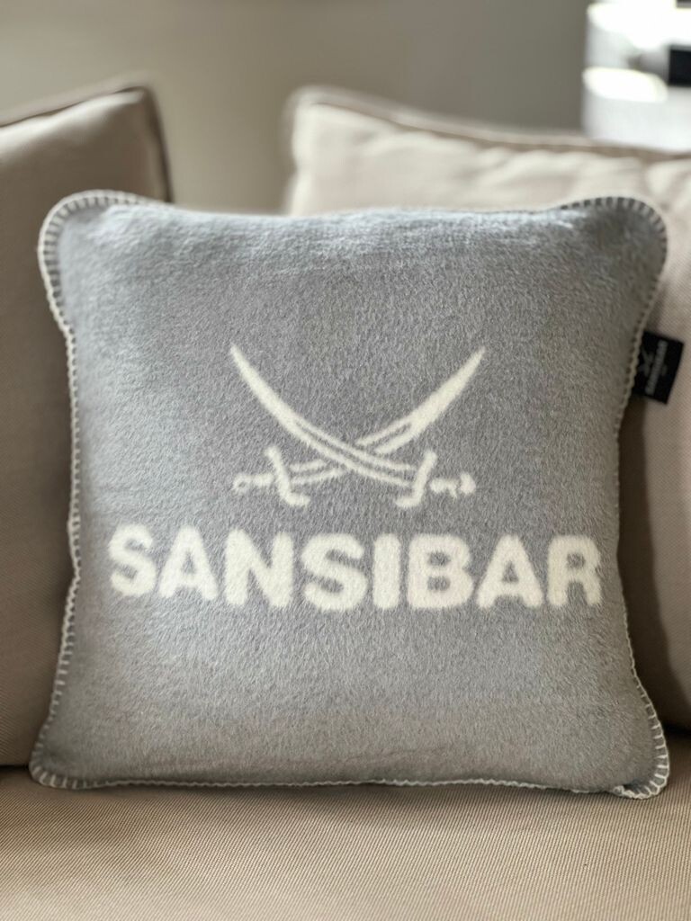 

Чехол на подушку Zanzibar жаккардовый "Doubleface", 50х50 см, серебристый Sansibar
