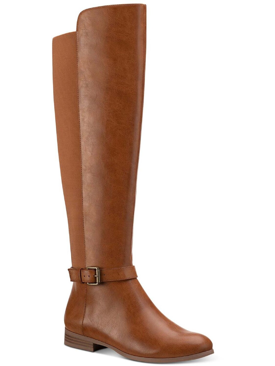 

Женские однотонные эластичные сапоги Kimmball выше колена Style & Co., цвет Tan Smooth