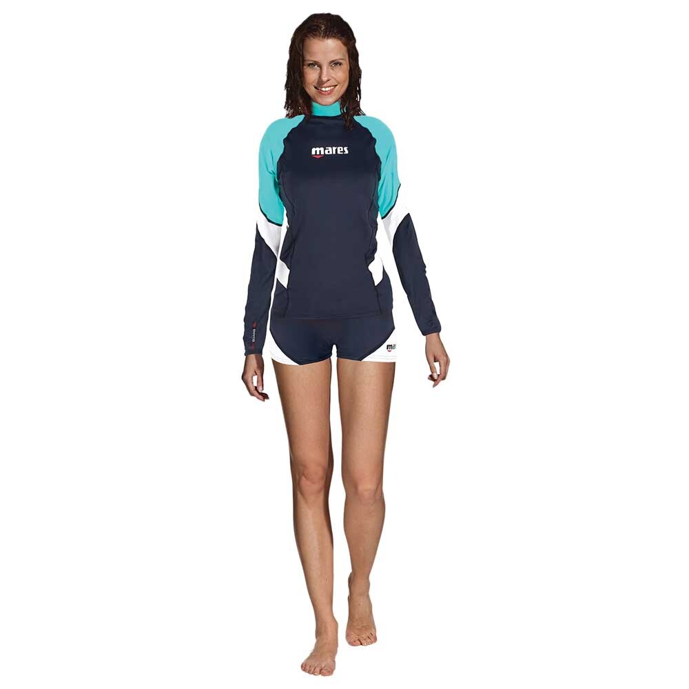 

Футболка с длинным рукавом Mares Rash Guard Loose Fit She Dives Woman, черный