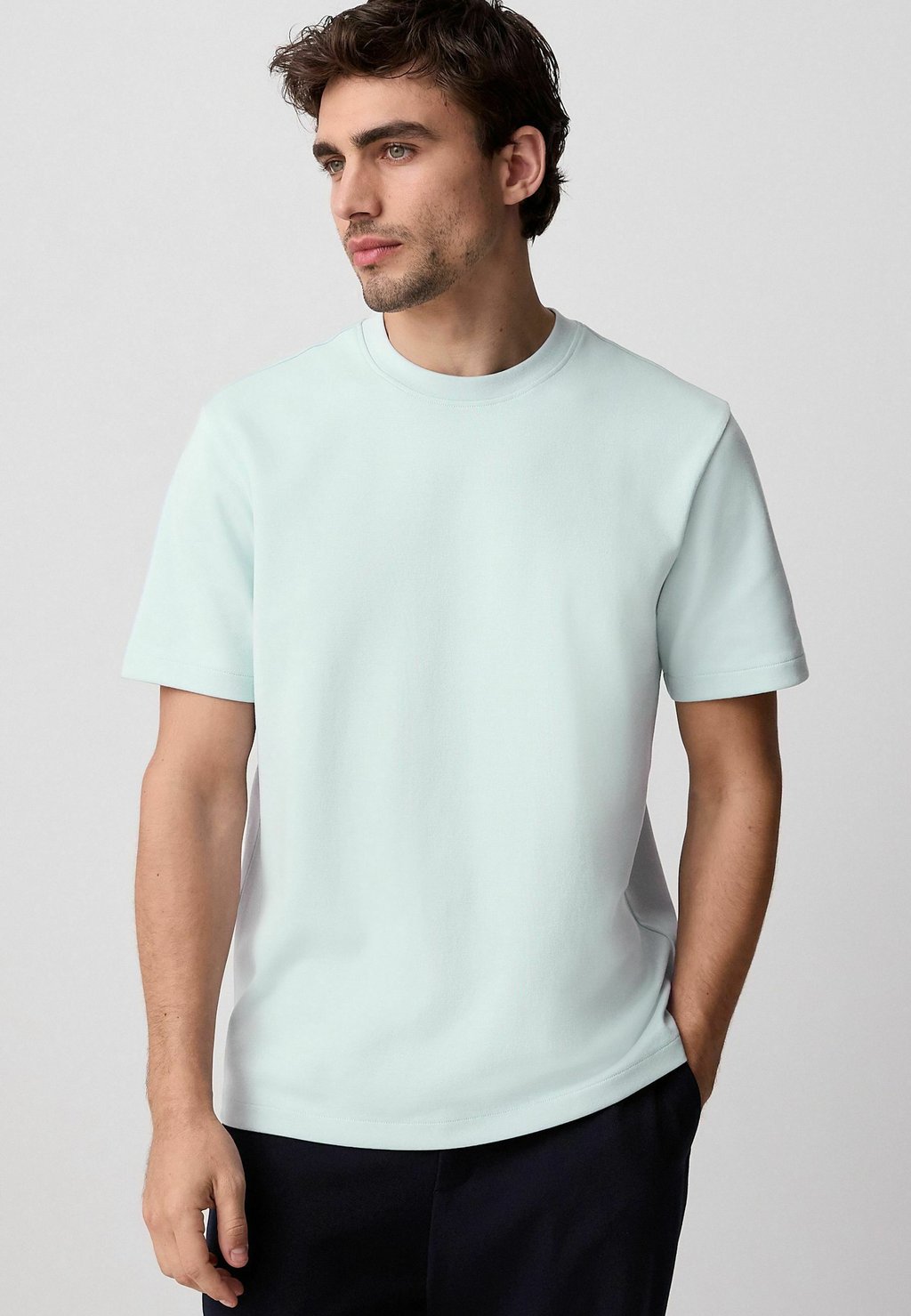 

Базовая футболка REGULAR FIT SMART SOFT TOUCH HEAVYWEIGHT Next, синий