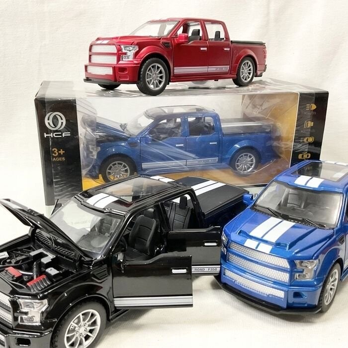 

Металлическая Модель Внедорожника Ford F-350 Большая Модель Копия Металл Легкий Привод 1:22 Vincenzi