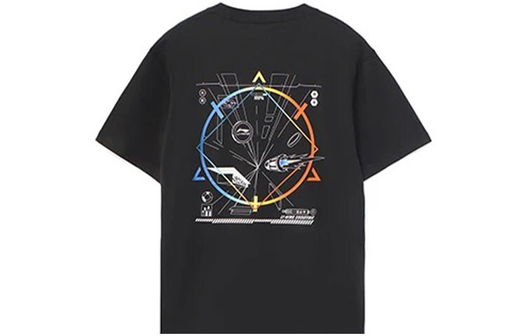 

Футболка мужская Sports Life Collection черная Lining, черный