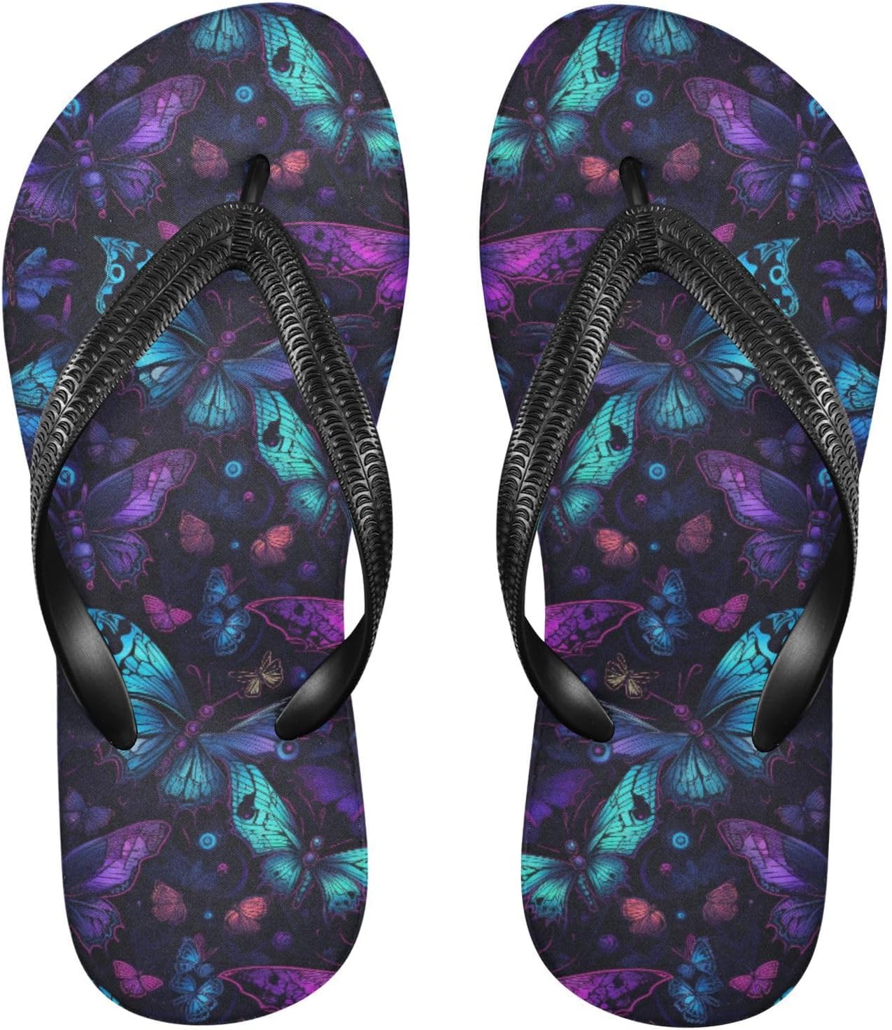 

Шлепанцы MNSRUU для женщин и мужчин, Butterflies I 4253