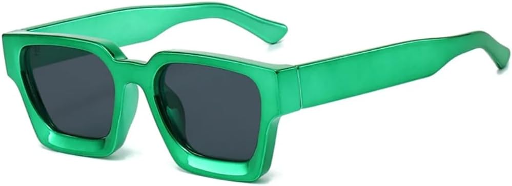 

Солнцезащитные очки с защитой UV400 | Маленькая оправа, линзы конфетного цвета | Для женщин и мужчин, для занятий спортом на открытом воздухе и путешествий DSVIGF, Green Grey