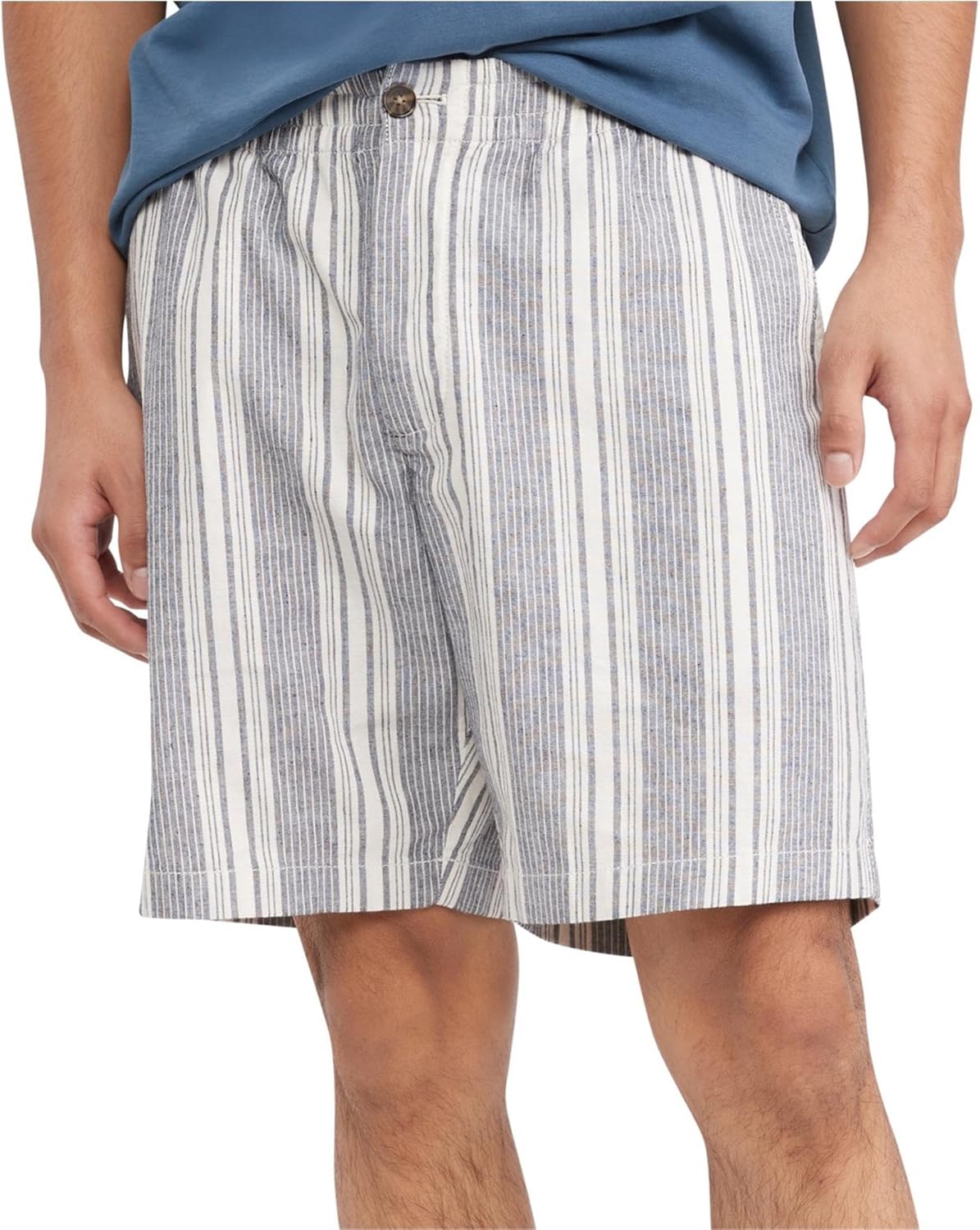 

Мужские повседневные шорты чинос Tommy Hilfiger в яркую полоску длиной 7 дюймов, Blue