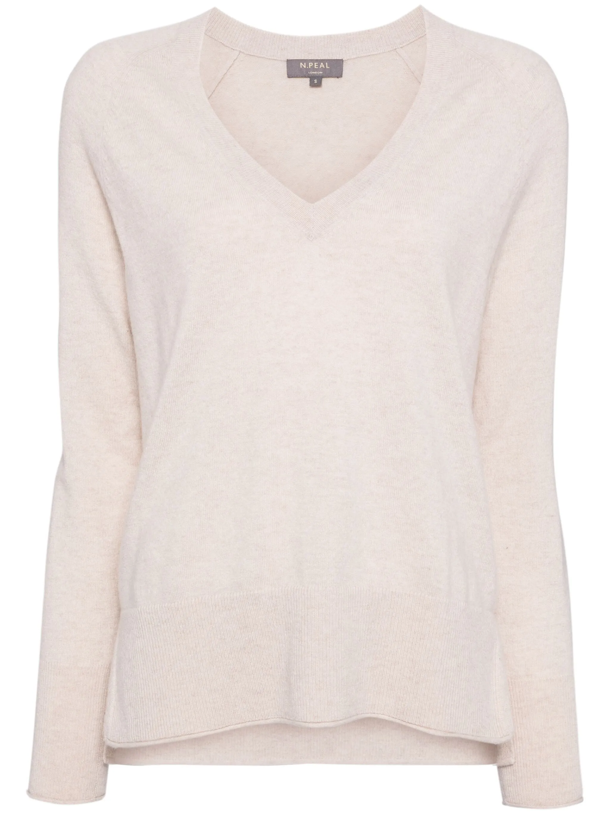 

Свитер из органического кашемира N.Peal, нейтральный