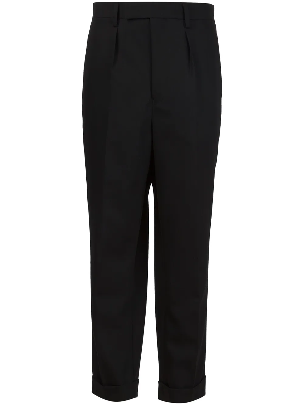 

Широкие брюки с подвернутым подолом JUNYA WATANABE, черный