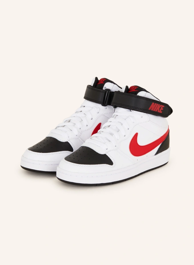 

Высокие кеды court borough mid 2 Nike, черный