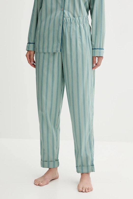 

Хлопковые пижамные штаны United Colors Of Benetton, бирюзовый