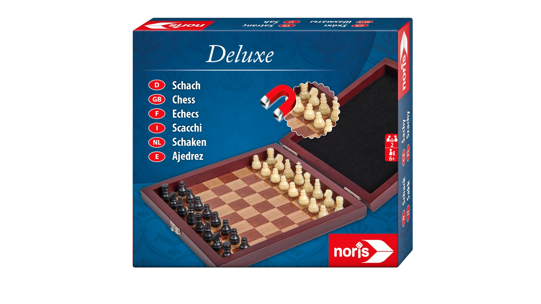 

Роскошная игра в шахматы для путешествий Noris Spiele