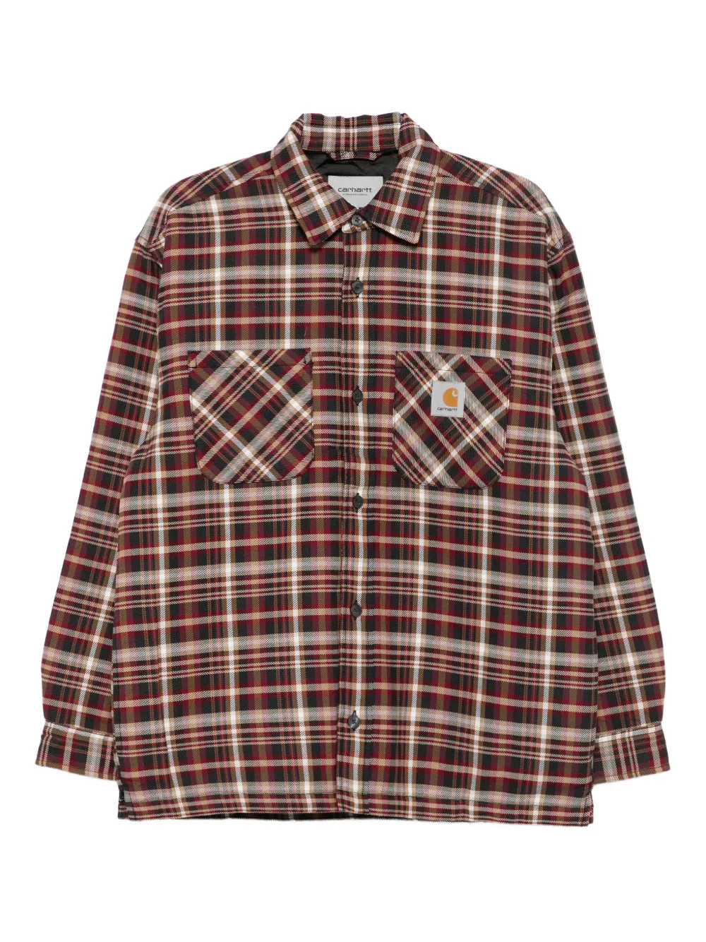 

Рубашка в клетку CARHARTT WIP, коричневый