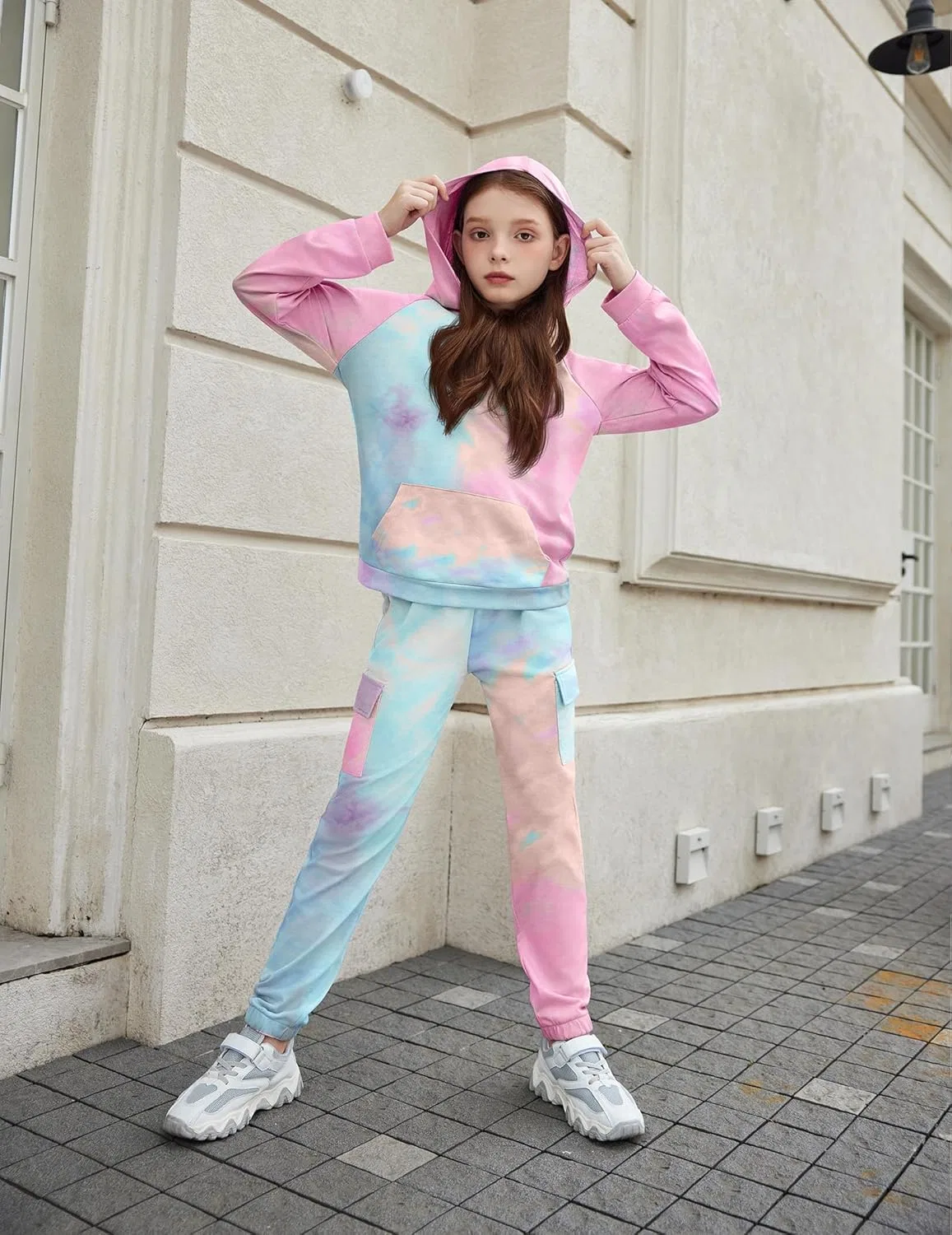 Детский спортивный костюм тай-дай, Arshiner, 2 предмета, A-tie Dye — фото 3