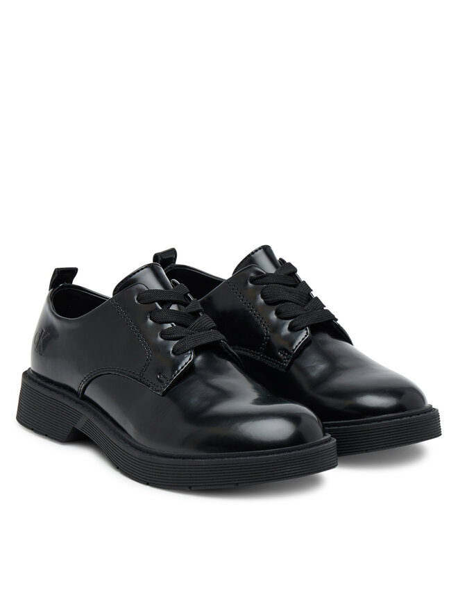 Туфли оксфорды Low Cut Lace-Up Shoe V3X4-83182-1453 S Calvin Klein, черный — фото 2