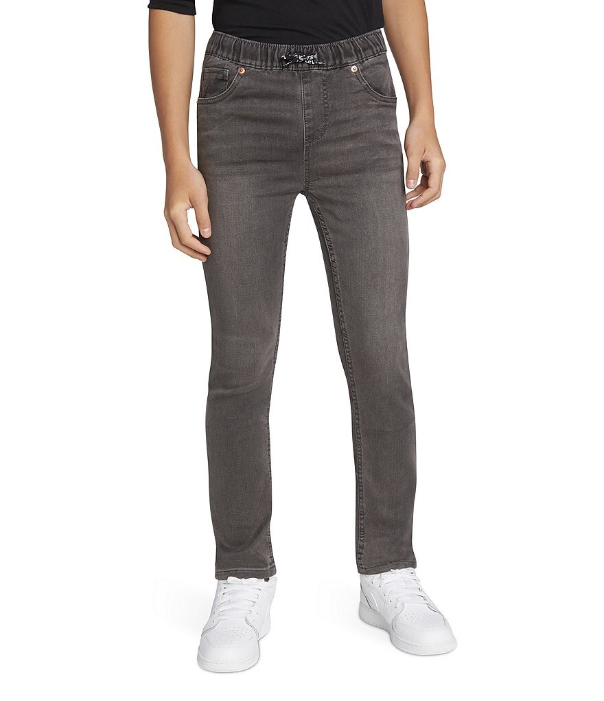 

Узкие брюки без застежек Levi's Big Boys 8-20, серый