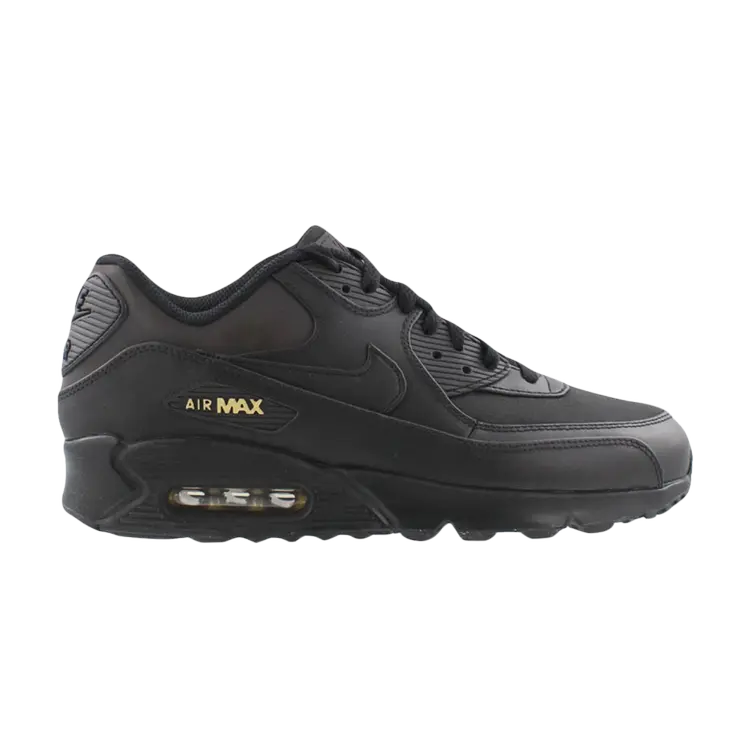 

Кроссовки Nike Air Max 90 Premium 'Black Gold', черный