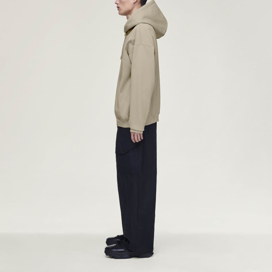 Y-3 Y 3 SS26 Свитшоты Unisex Светло-коричневый Худи Умеренный Кардиган — фото 3