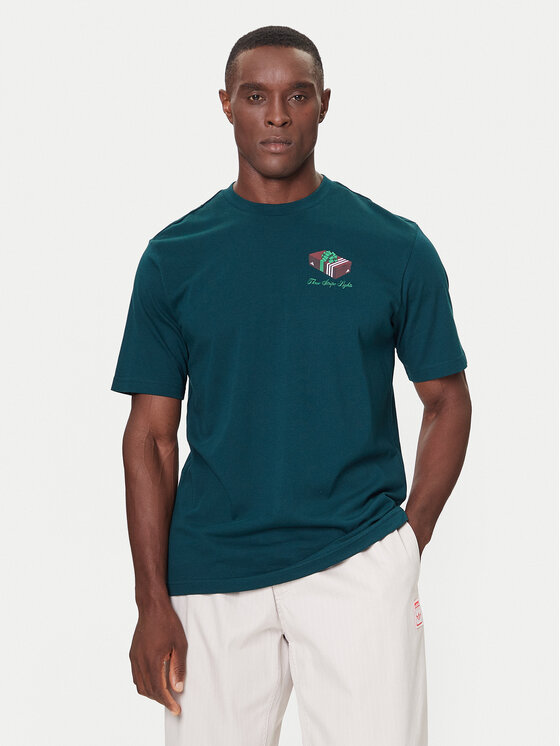 

Футболка regular fit 3-Stripes Lights Giftbox Graphic JN2498 Adidas, зеленый