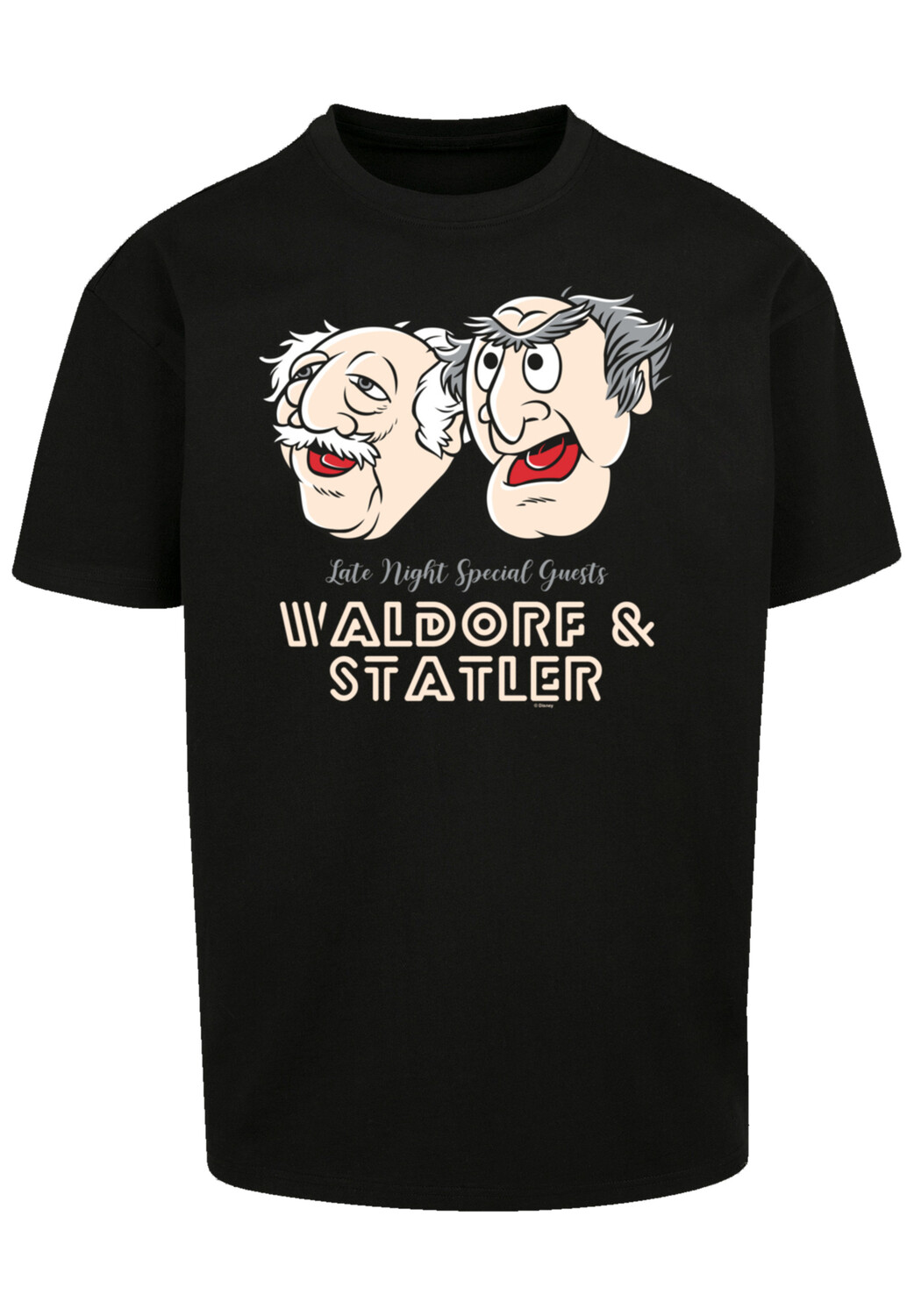 

Футболка F4NT4STIC Disney Muppets Late Night Waldorf & Statler, черный
