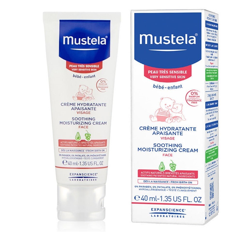 

Успокаивающий увлажняющий крем Mustela 40 мл