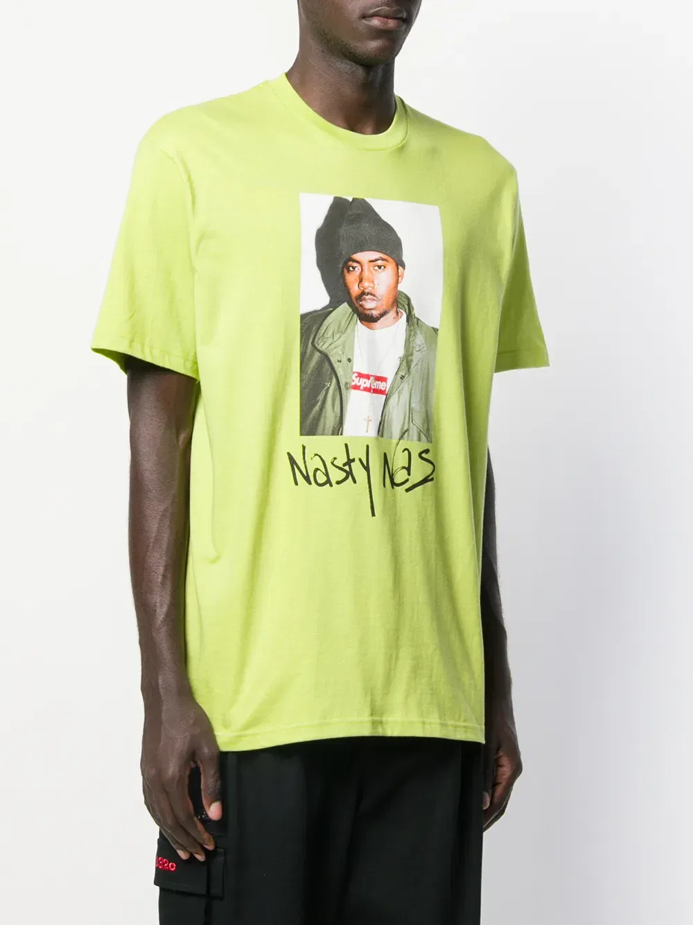 Футболка с фотографическим принтом Nasty Nas Supreme, зеленый — фото 3