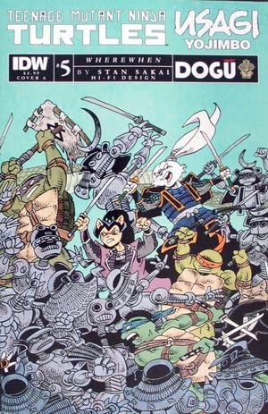 

Teenage Mutant Ninja Turtles / Usagi Yojimbo - WhereWhen No. 5 (Cover A - Stan Sakai) In Shops 07/26/2023 (Idea and Design Works, Inc (IDW) Publishing, LLC)