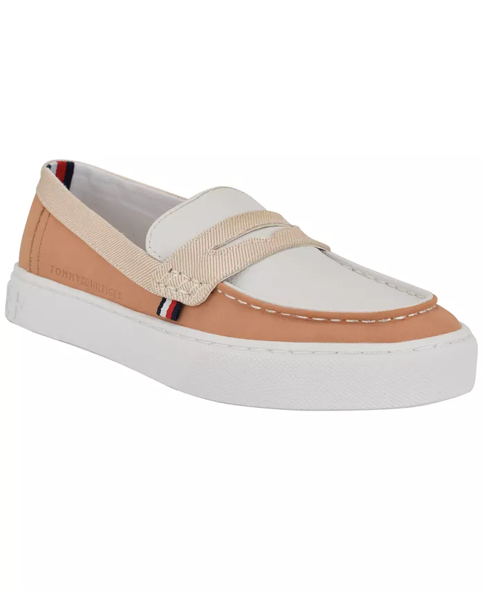 Женские спортивные лоферы Walees Slip-On Penny Tommy Hilfiger, коричневый/бежевый