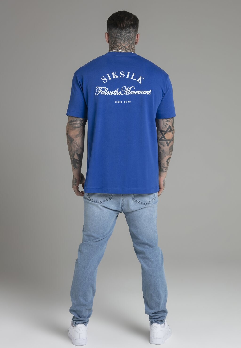 

Футболка с принтом Graphic SIKSILK, синий