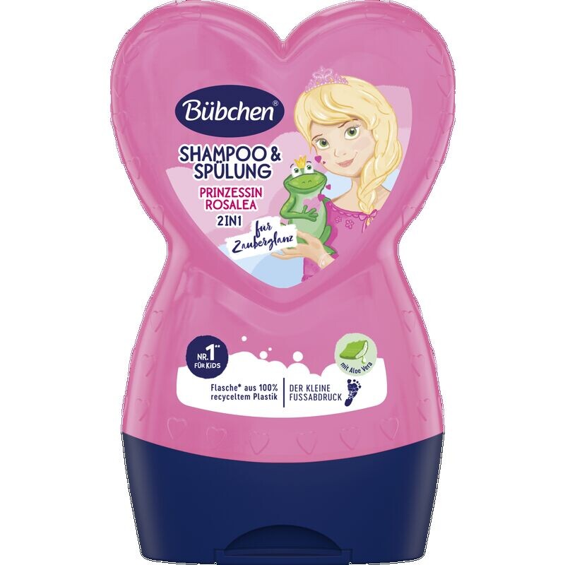 

Шампунь и кондиционер 2 в 1 Принцесса Розалеа Bübchen, 230 ml