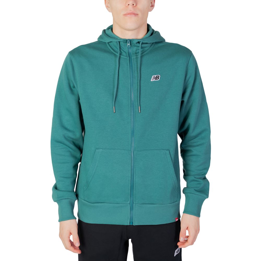 

Зеленый хлопковый свитер New Balance