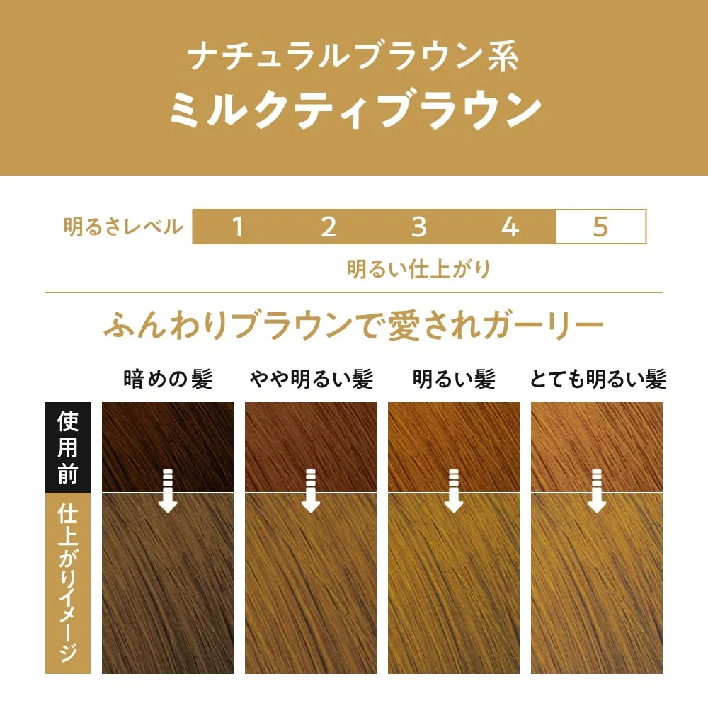Краска для волос Kao Prettia Bubble Hair Color «Rose Tea Brown» Liese, Rose — фото 4