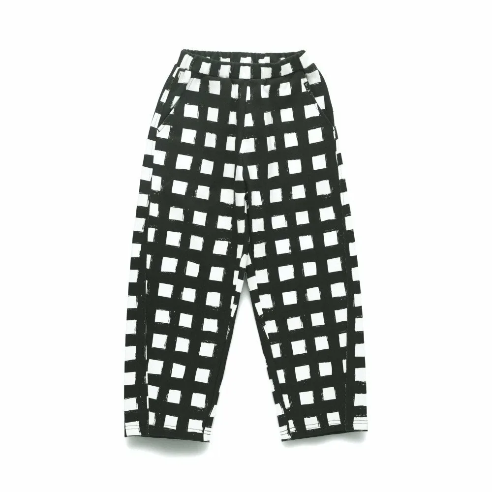 Kaneko Aya/Флисовые брюки с изогнутой формой Branshes, цвет 86_Check — фото 2