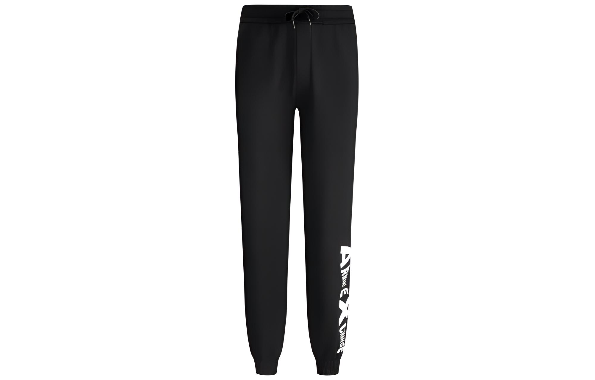

ARMANI EXCHANGE Трикотажные спортивные штаны AE SS23, мужские, черные