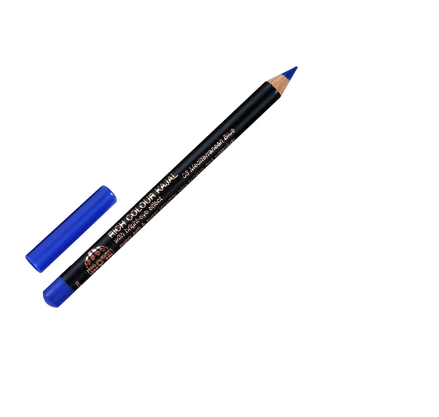 Карандаш-кайал «03 Mediterranean Kajal» от MORE by Makki Cosmetics More Cosmetics, 03 Mediterranean Blue