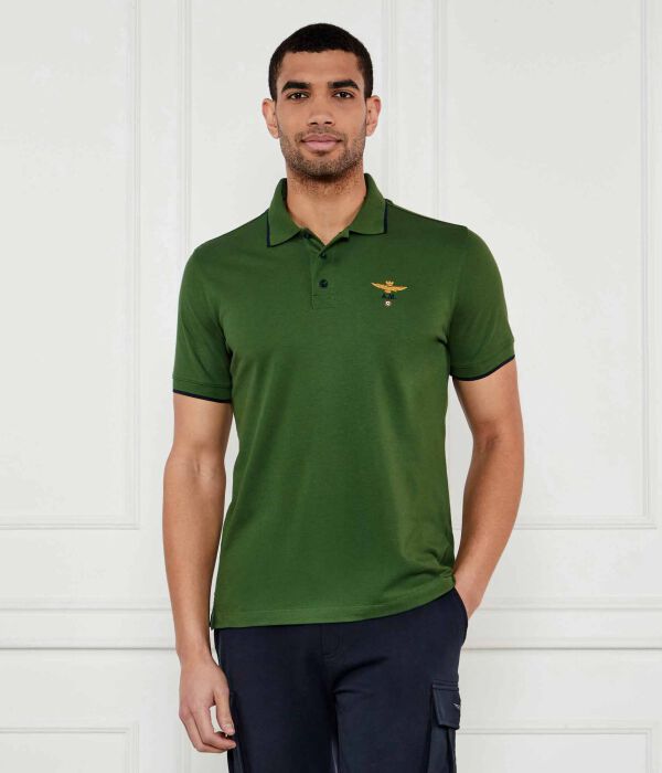 

Рубашка поло Regular fit Aeronautica Militare, зеленый