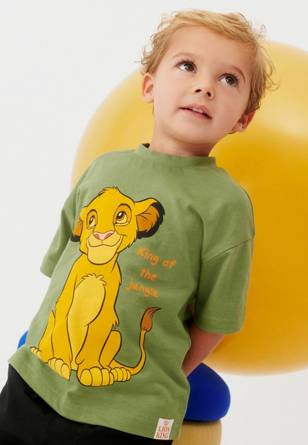 

Футболка с принтом SIMBA LION KING SHORT SLEEVE REGULAR FIT Next, зеленый