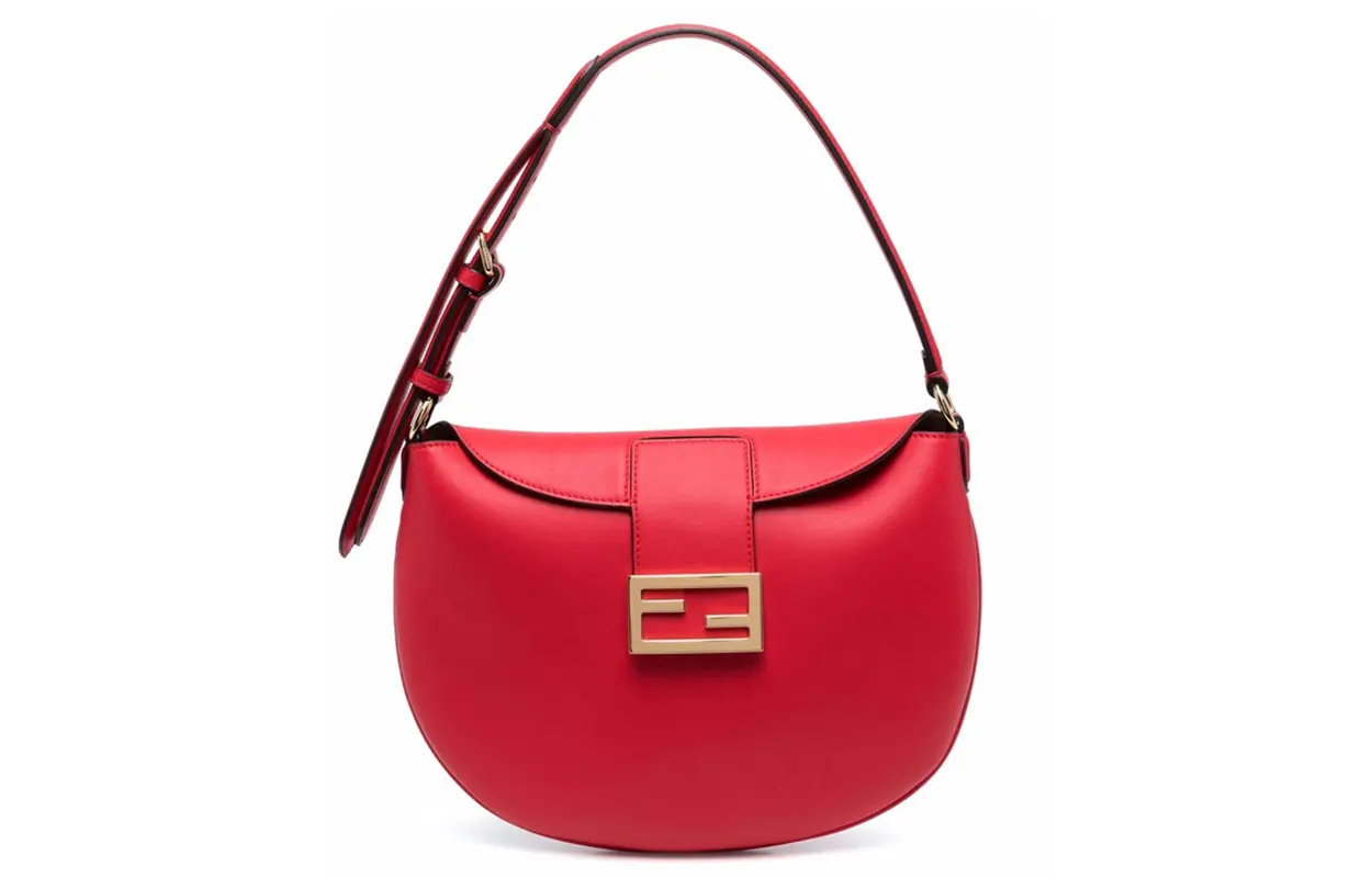 

FENDI Кожаная сумка-круассан