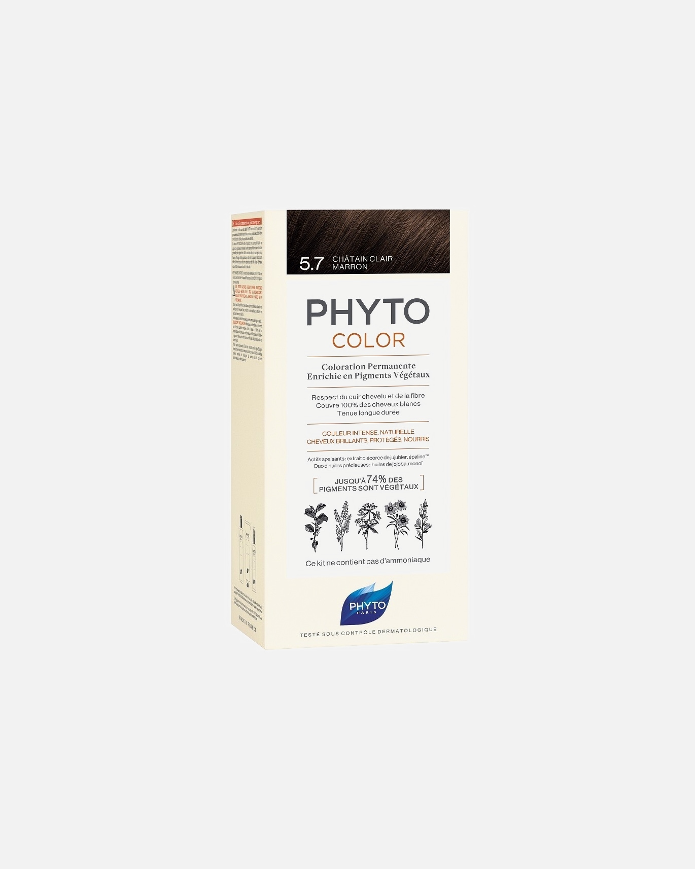 

Краска для волос Phyto, nr. 5.7, 1 мл