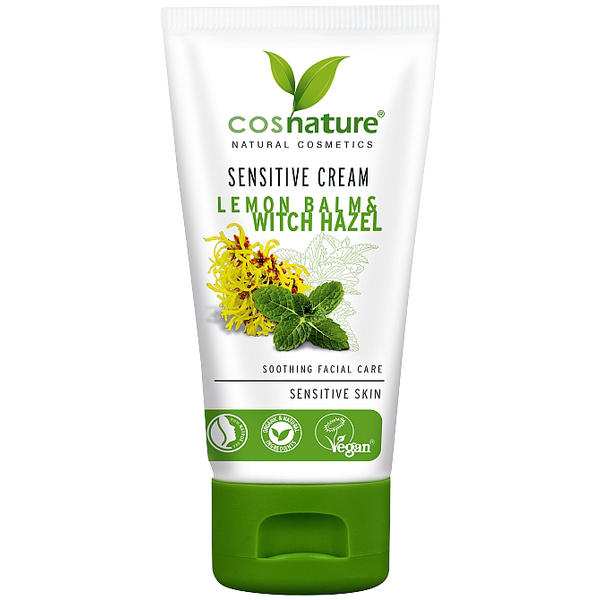 

Крем для лица с мелиссой и гамамелисом, 50 мл Cosnature Sensitive cream